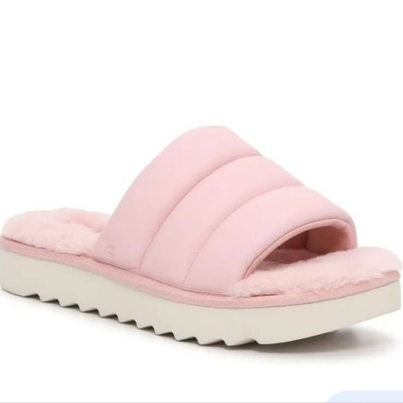 Koolaburra By Ugg BRB Platform Slide Sandal- Pale Blush - Picture 1 of 9